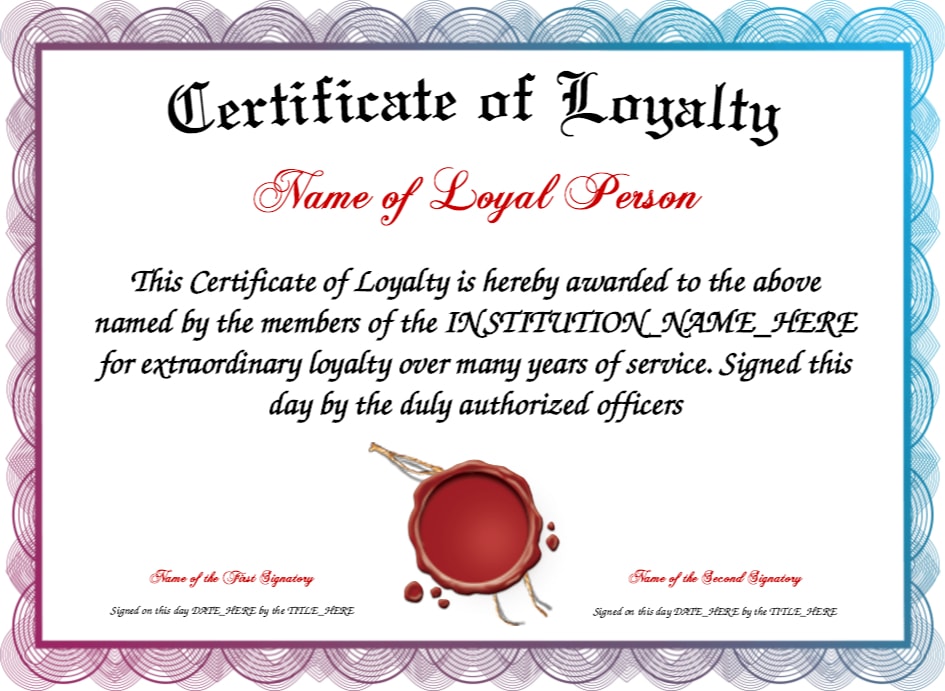 9 Loyalty Award Certificate Examples PDF Examples