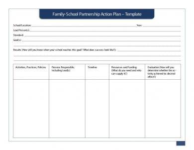 family school action plan example1
