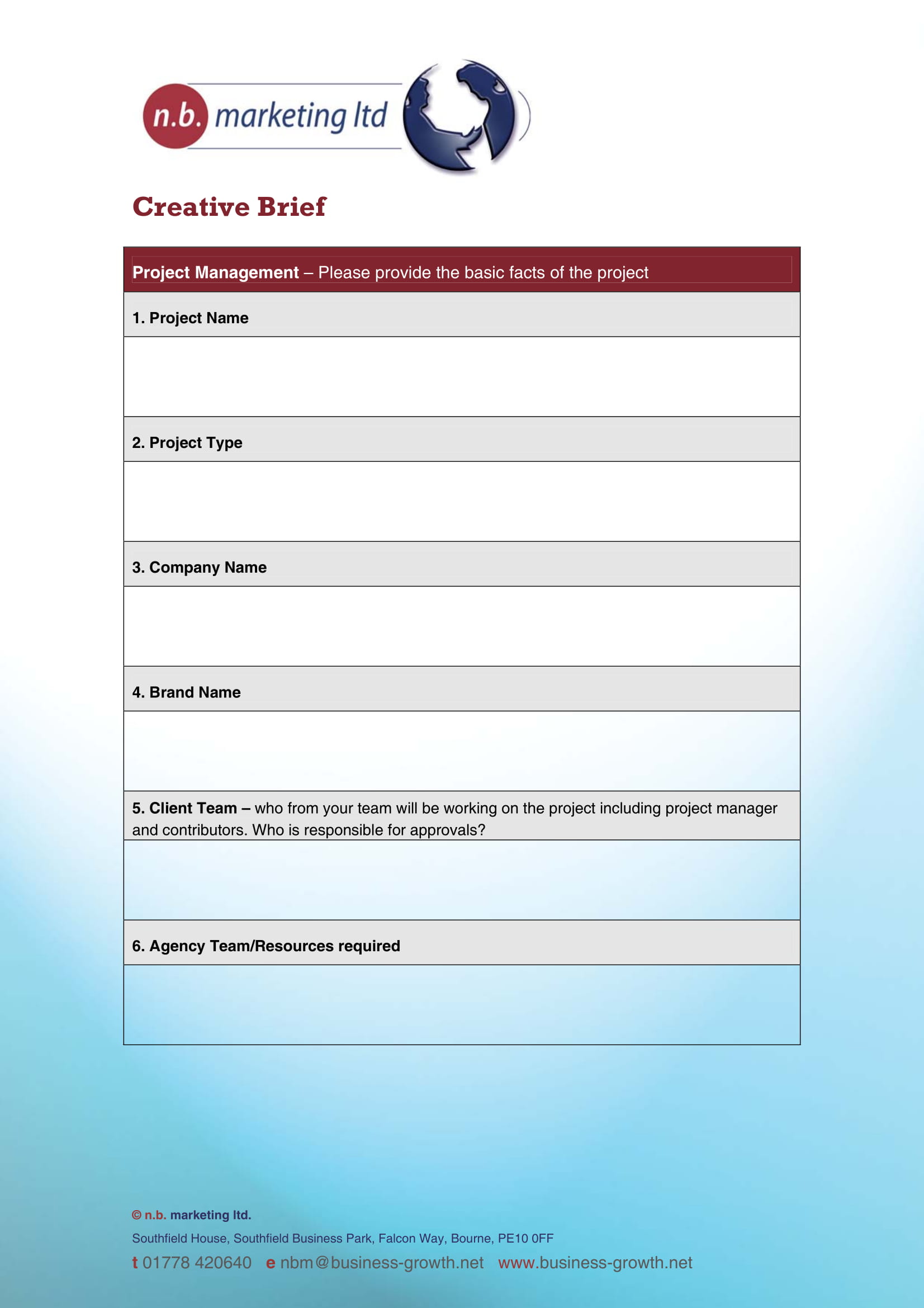 Creative Brief - 32+ Examples, Format, Word, Doc, Pdf