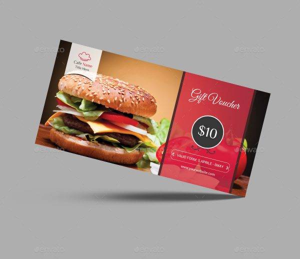food payment gift voucher example