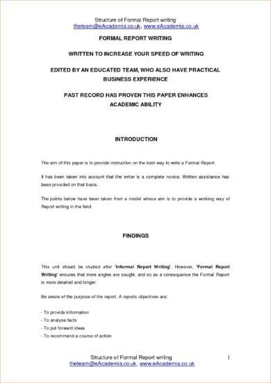 14+ Formal Business Report Examples - PDF, DOC, Pages | Examples