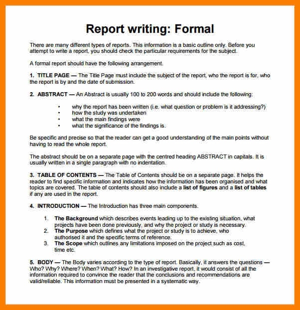 Report Writing Samples - Research Prospect