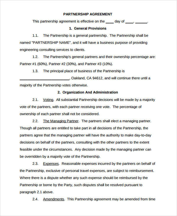 free dissolution agreement example