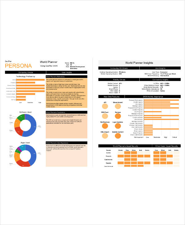geoplan persona graphic business report
