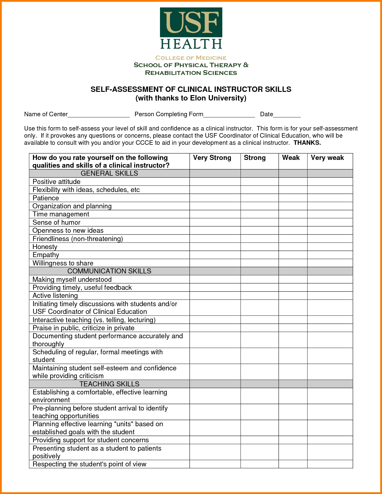 Basic Skills Assessment 8 Examples Format Pdf