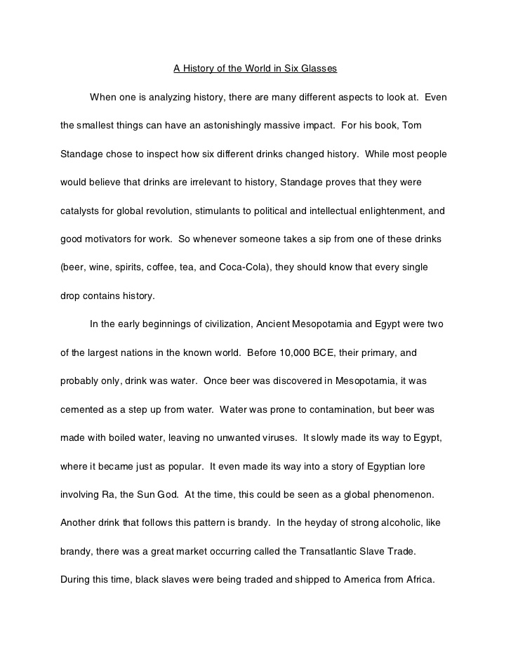 how to write a good history essay quote