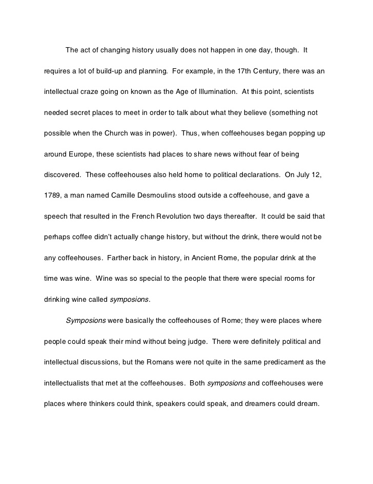 Essay about history