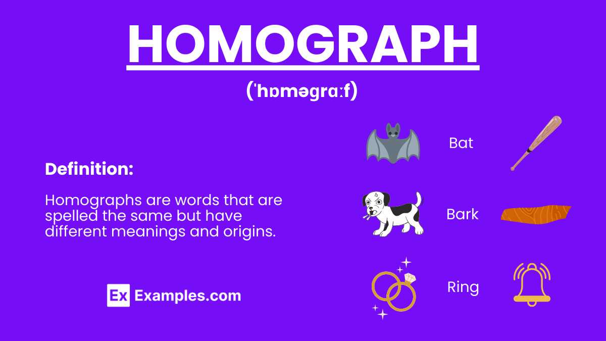 Homograph - 60+ Examples, Pdf