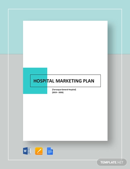hospital marketing plan template