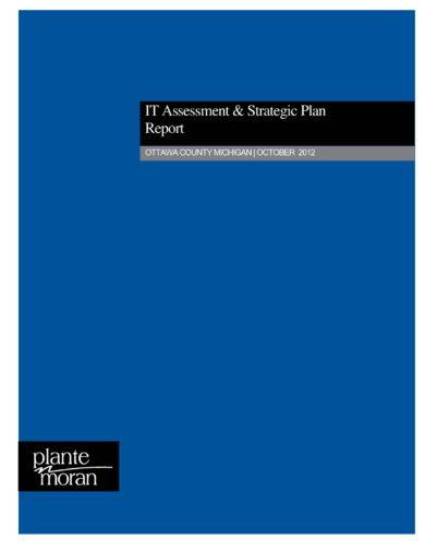 it assessment and strategic plan report example