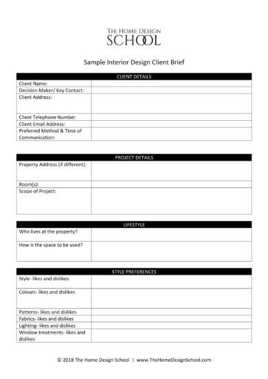 14 Design Brief Template Examples PDF Examples