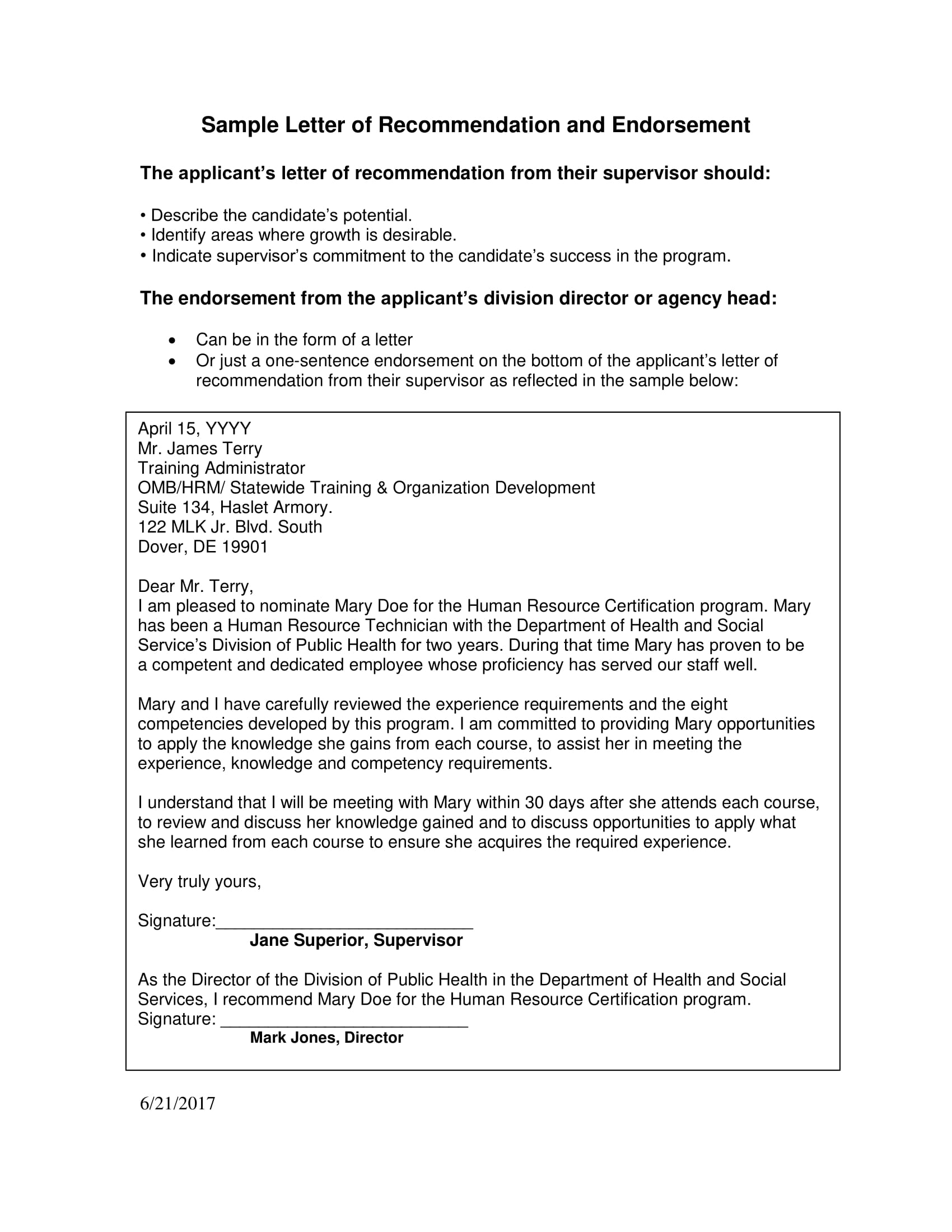 Letter Of Even Reference