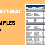 Material List Examples