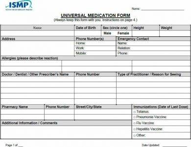 medication form example1