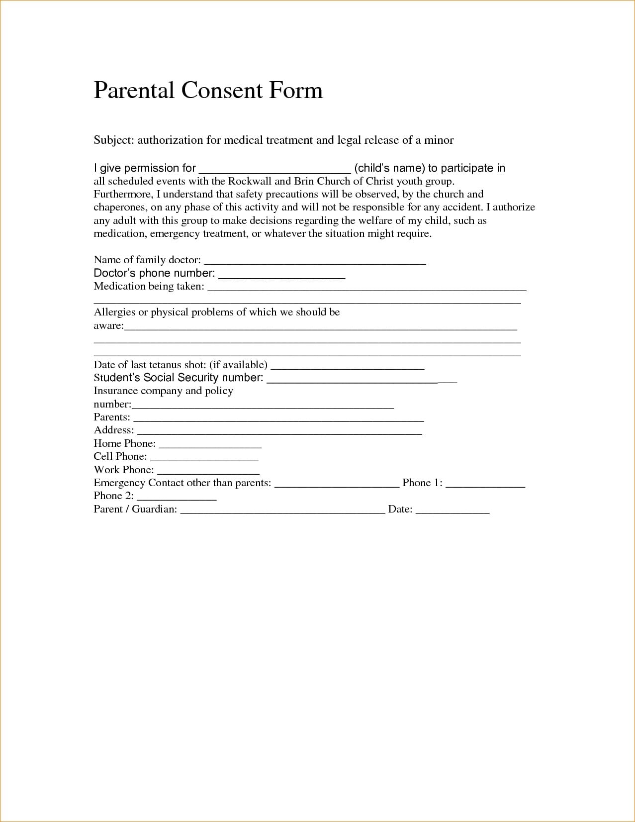 Permission Authorization Letter Sample