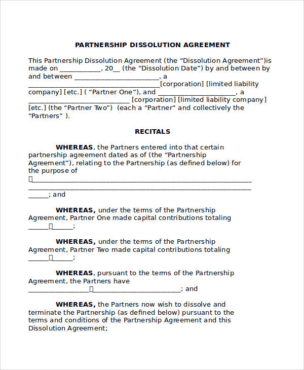 Liquidation Agreement Template PDF Template