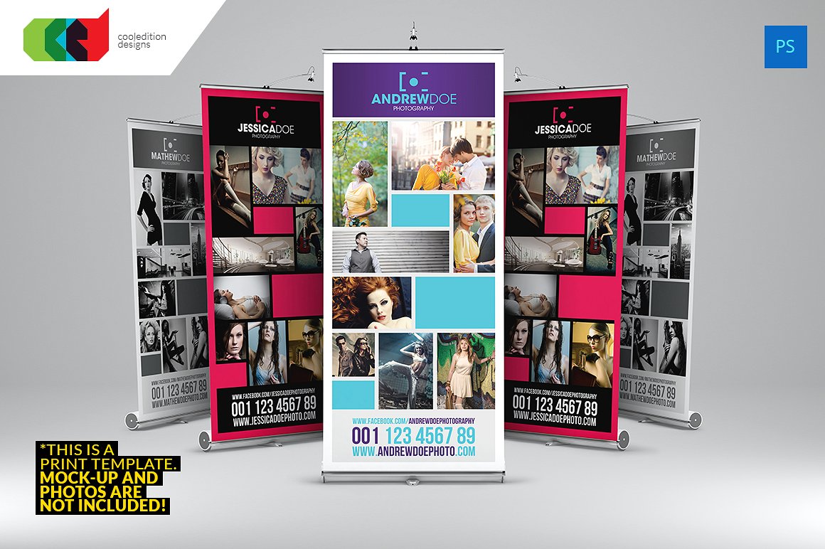 photography roll up business banner example