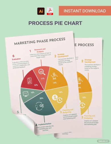 process pie chart