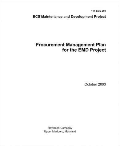 procurement management plan for the emd project example1