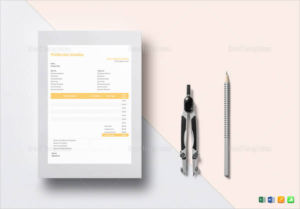 Proforma Invoice Example