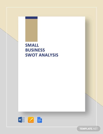 swot analysis template for small business template