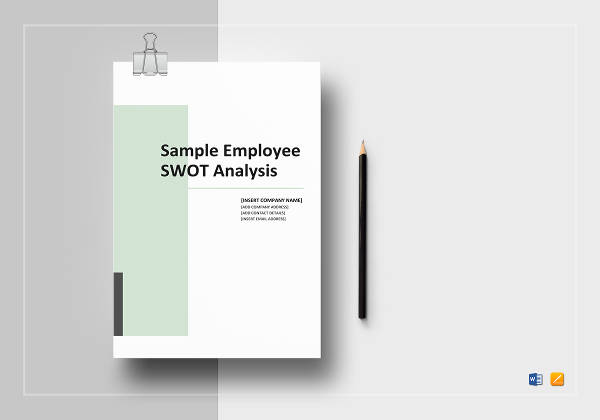 sample employee swot analysis template
