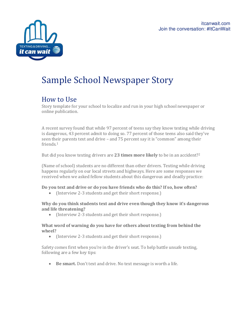 News Report Writing Examples 8 In PDF Examples