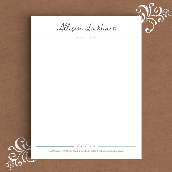 19+ Personal Letterhead Examples - PSD, AI | Examples