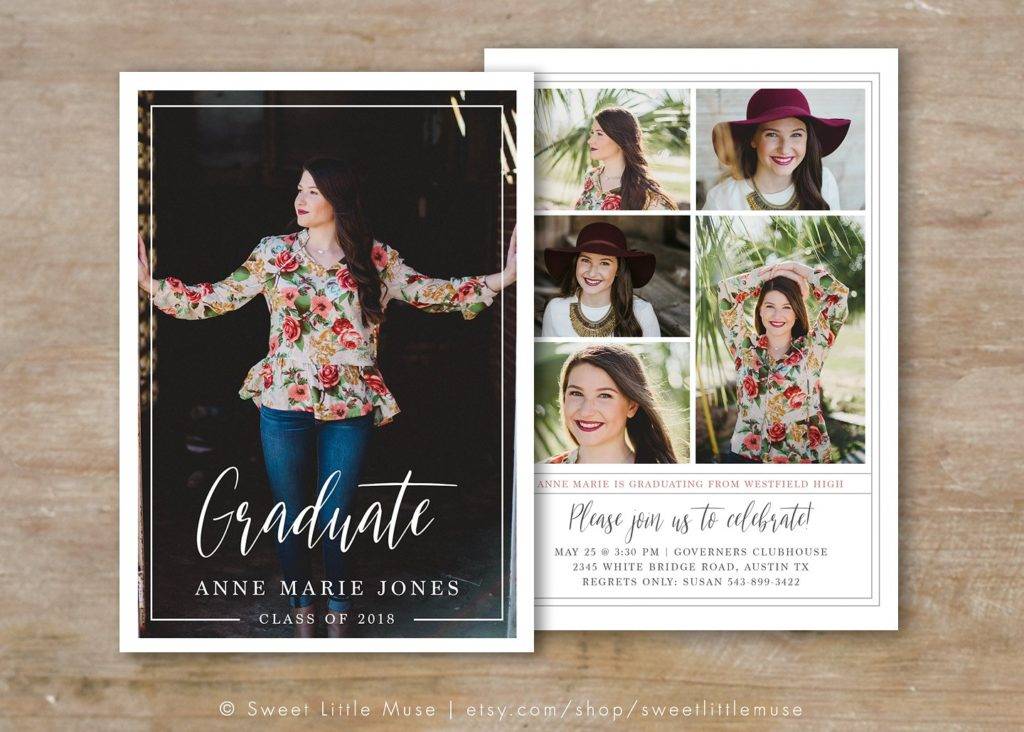 Graduation Announcement 14 Examples