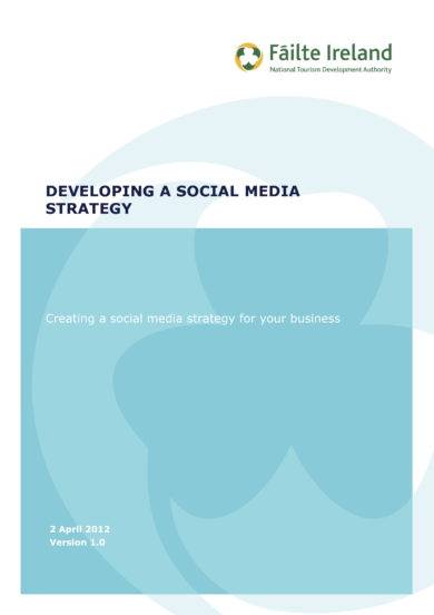 social media strategy planning and development example