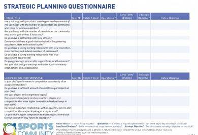 strategic planning questionnaire example1