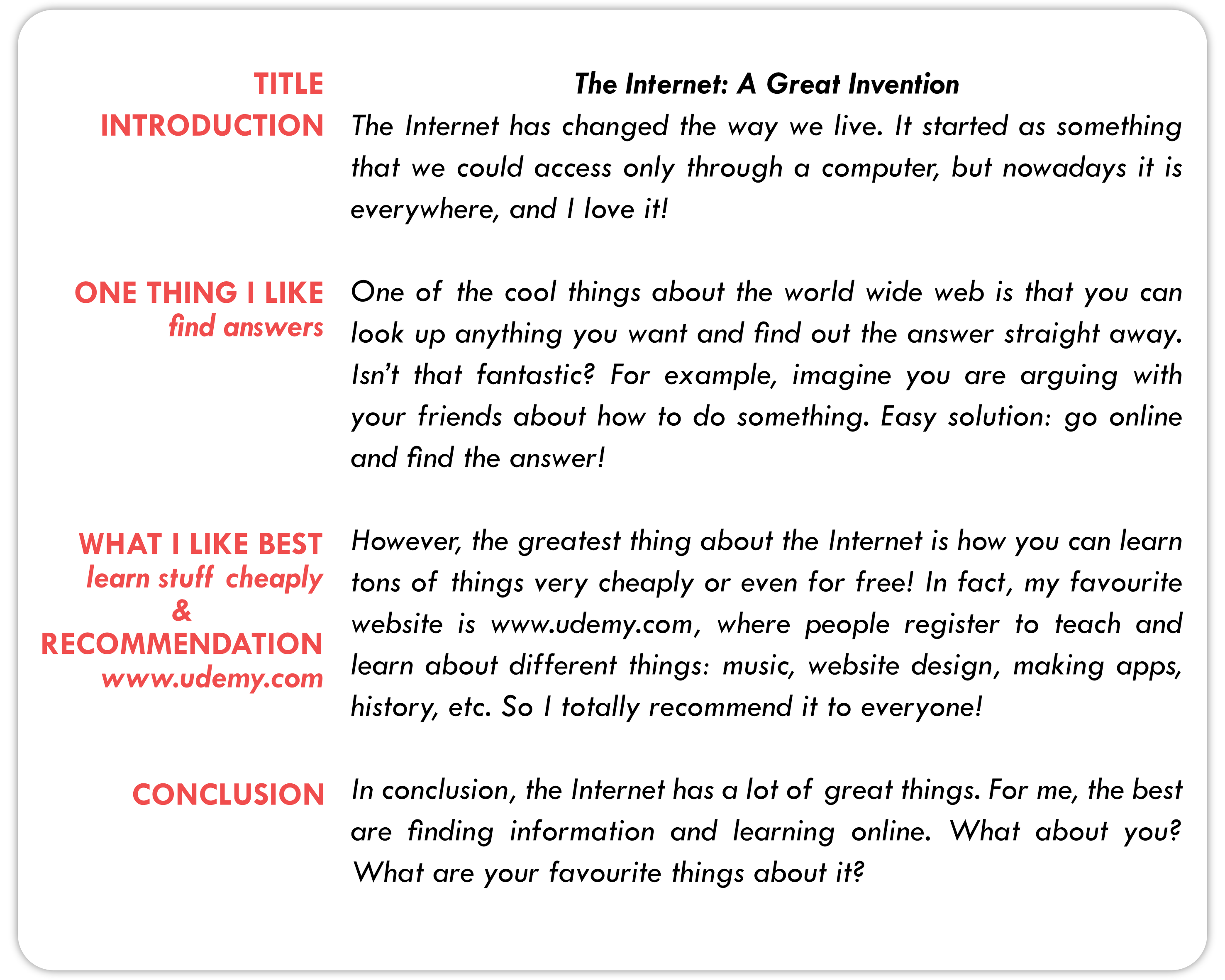 the internet a great invention sample article