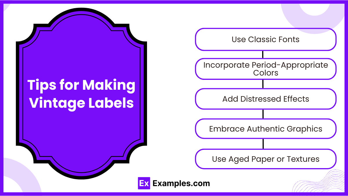 Tips for Making Vintage Labels