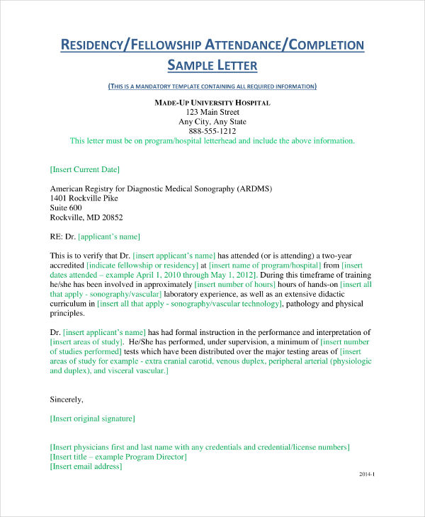 verification of residency letter example