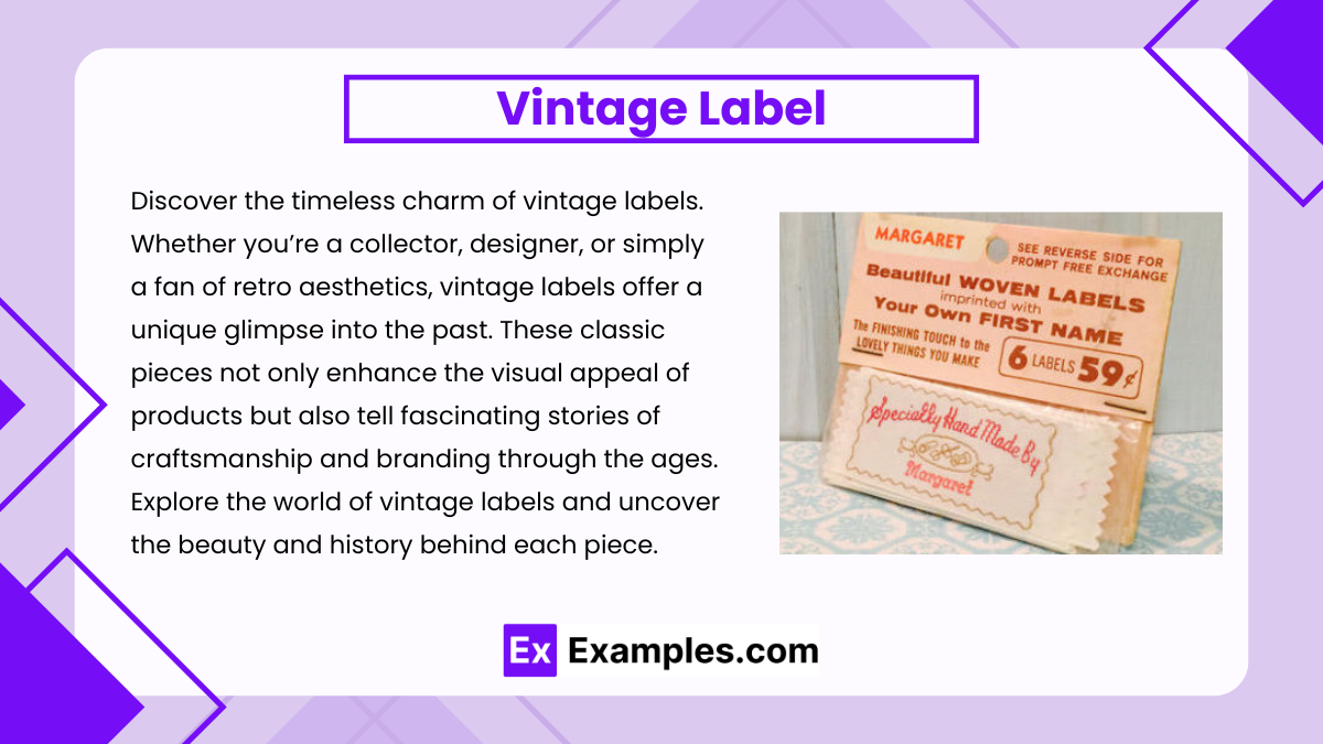 Vintage Label