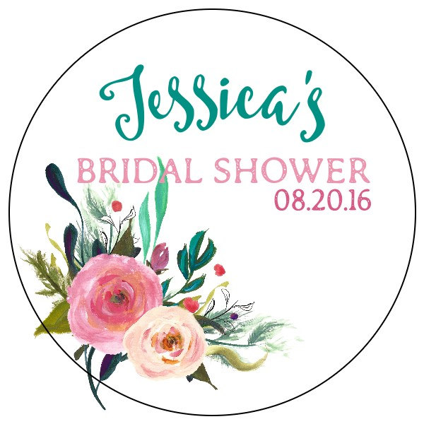 Bridal Shower Label - 14+ Examples