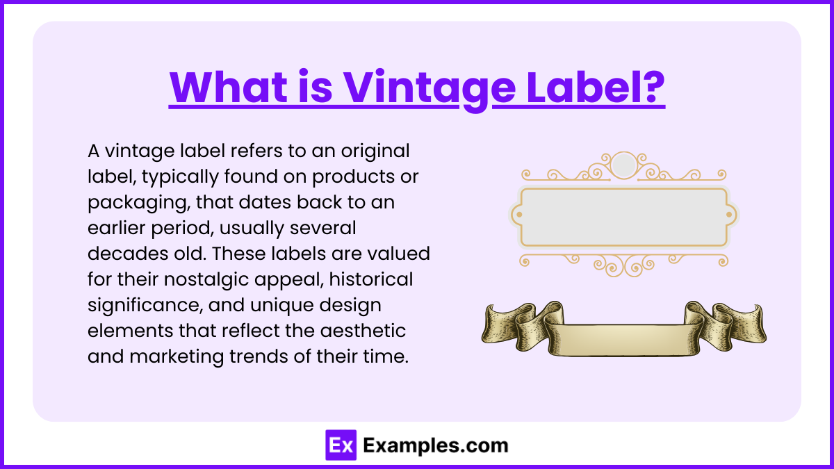 What is Vintage Label?