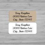 Address and Shipping Labels Example