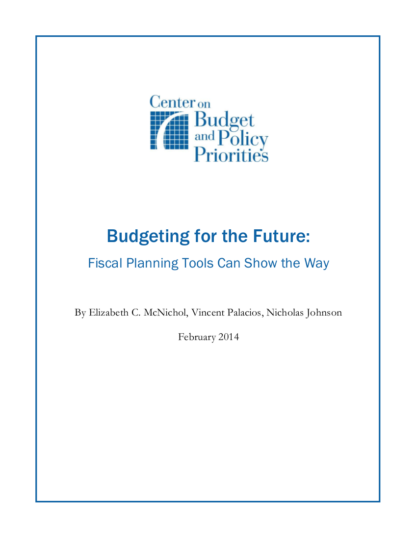 action plan on budgeting for the future