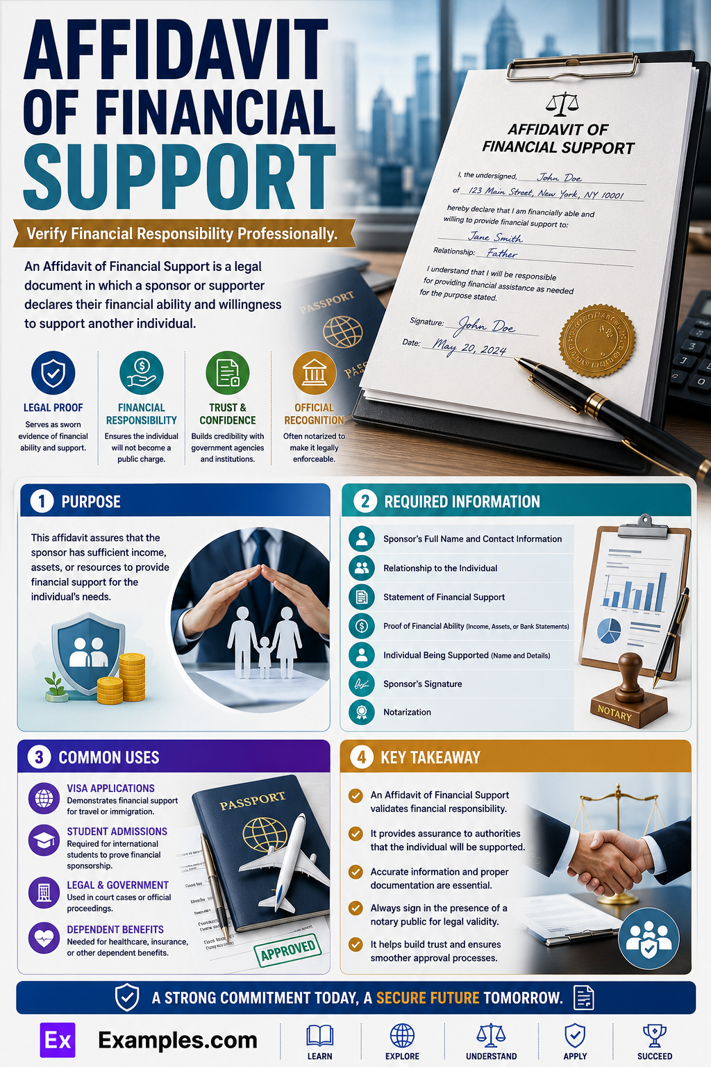 12+ Affidavit of Financial Support Examples to Download