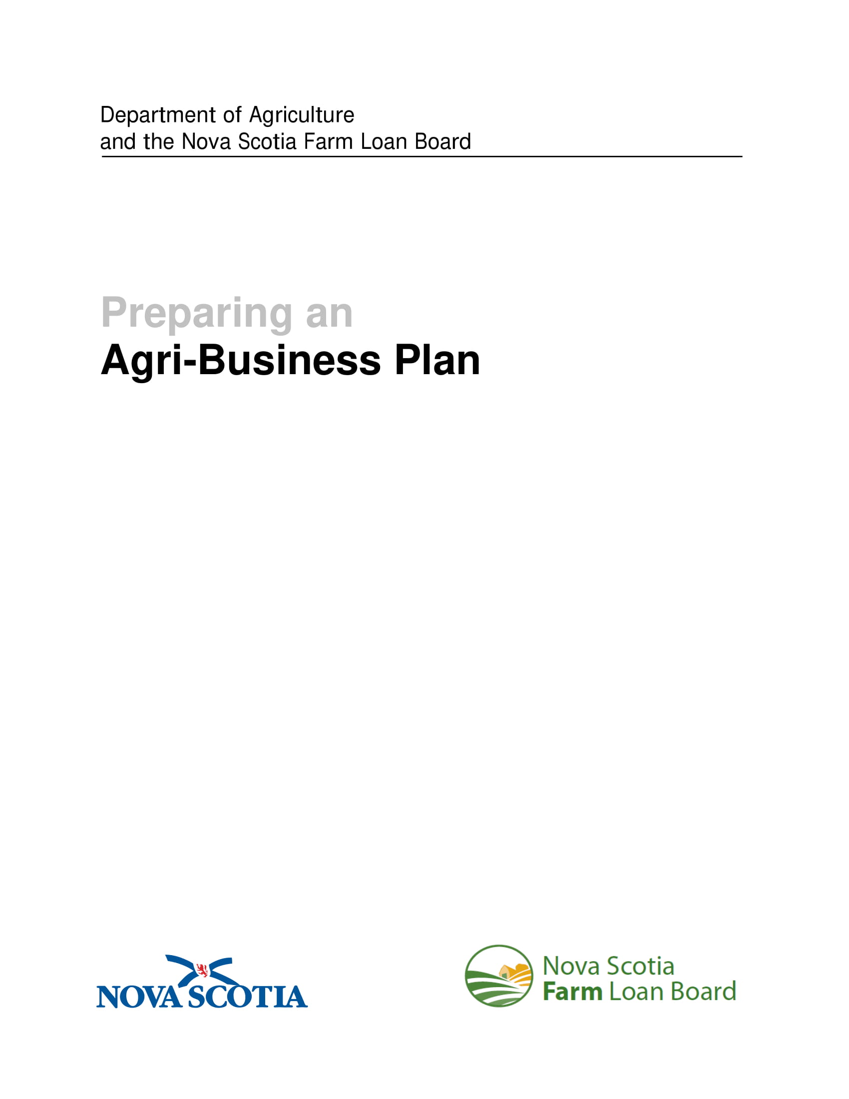 Agriculture Business Plan Template Free