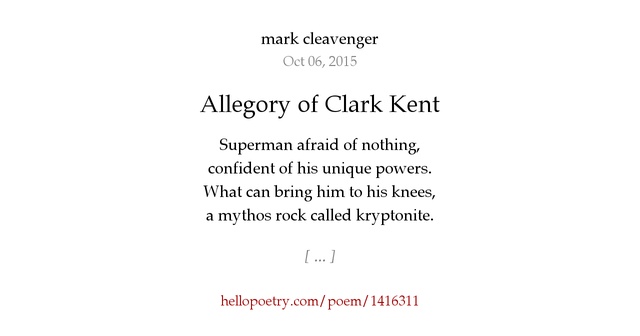 allegory of clark kent example
