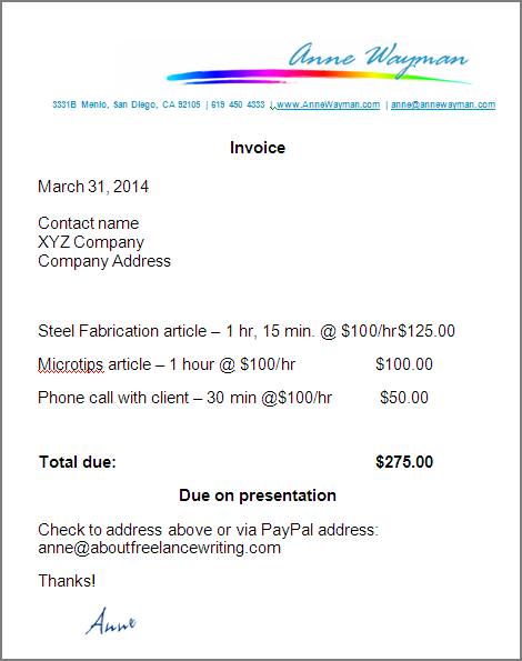 21 Freelance Invoice Examples Pdf Word Examples