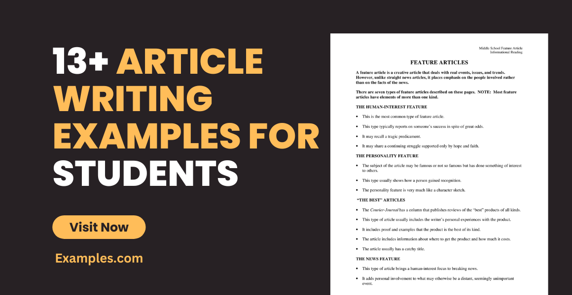 Article Writing Examples for Students1