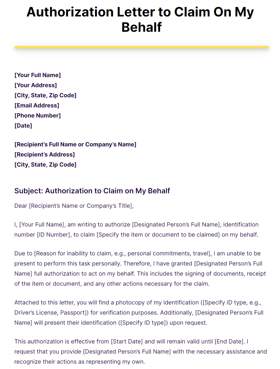 Authorization-Letter-Example-to-Claim-On-My-Behalf