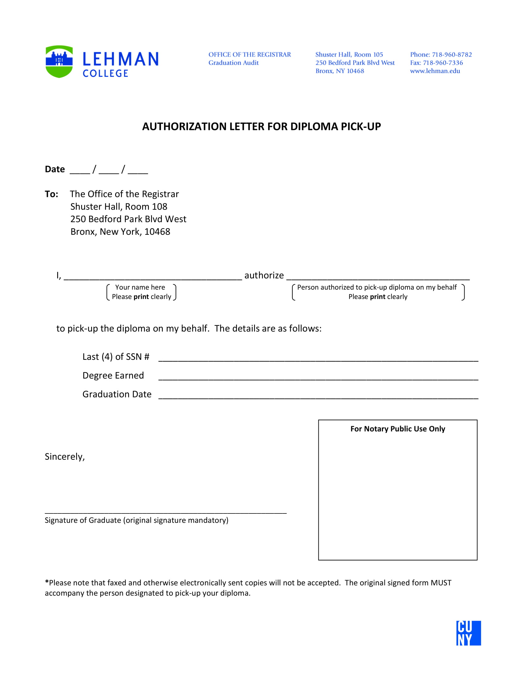 How To Write An Authorization Letter To Collect Documents - Printable ...