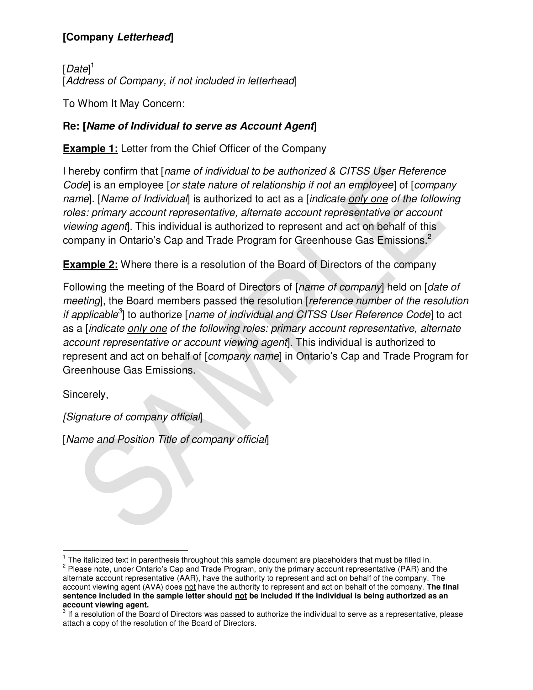 Permission To Speak On Company Letterhead - Ceo Buys 3 ...