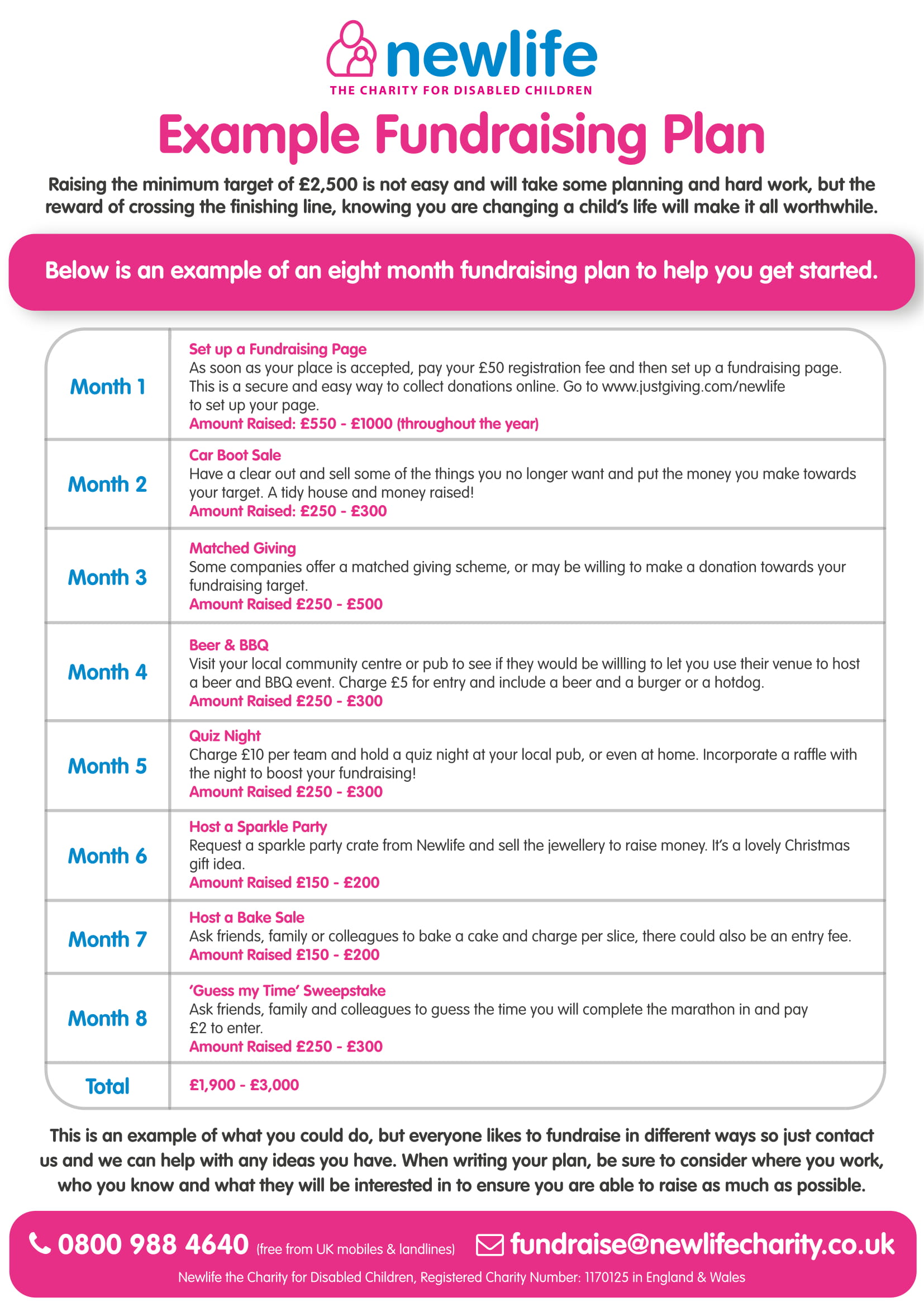 Fundraising Plan Template