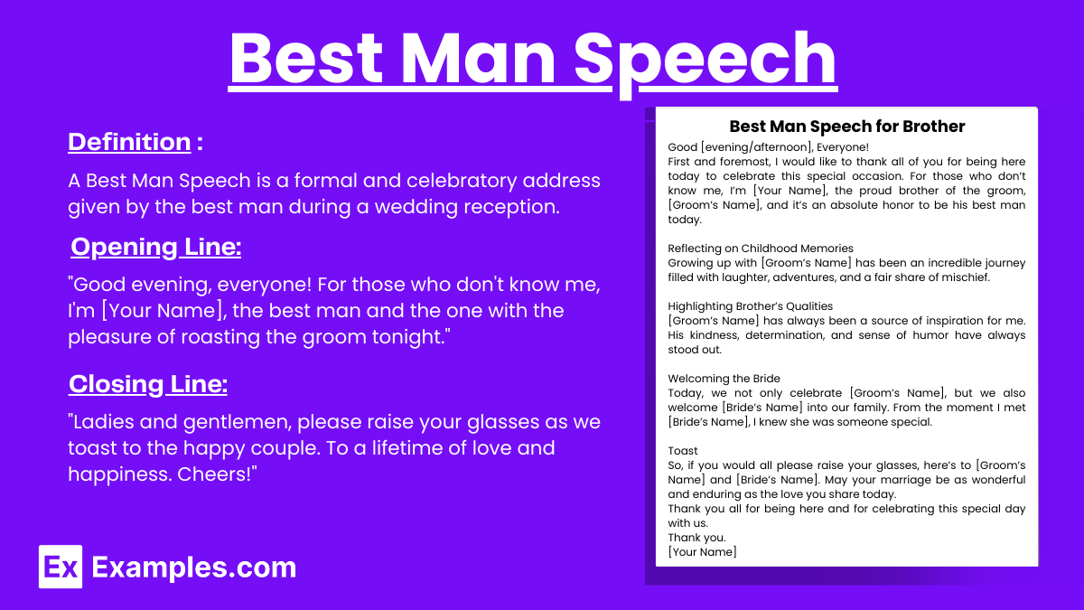 how to write funny best man speech