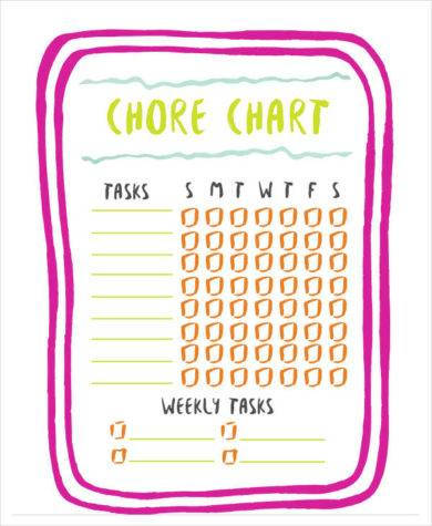 boy chore chart template1